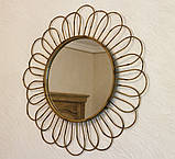Настенное зеркало Ромашка из металла Гранд Презент 91168, фото 3