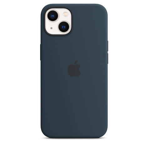 Чохол Silicone Case Premium для iPhone 13 Mini Abyss Blue 3, фото 1