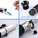 Рефрактометр RHW - 80ATC(REF501/511,HT511ATC), для спирту, горілки. Зі шкали для алкоголю (0-80%w/w), фото 8