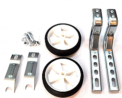 Додаткові колеса для велосипеда (страхувальні бокові) Lumari HR09, (12"-20")