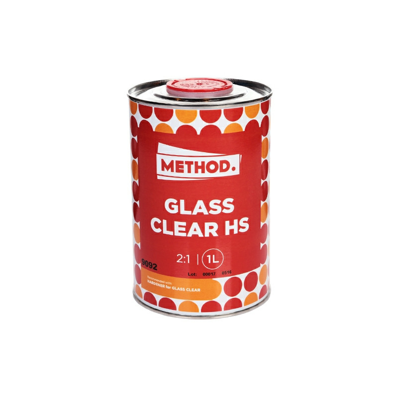 Лак акриловий Method Glass Clear HS 2:1, безбарвний лак, 1 л