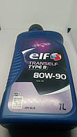 Масло трансмиссионное ELF масло TRANSELF TYPE B 80W-90, 1л