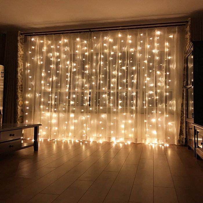 Гірлянда Штора 3 3 м 320 led Колір — теплий білий 199178