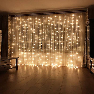 Гірлянда Штора 3 3 м 320 led Колір — теплий білий 199178