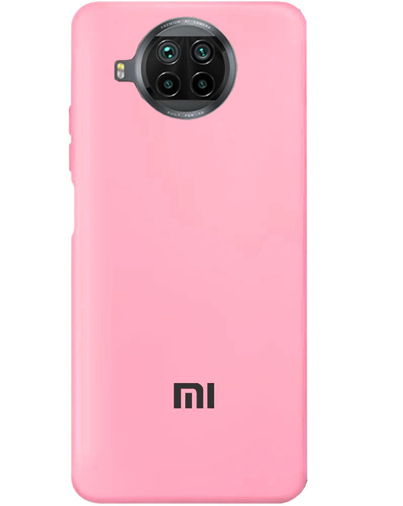 Чохол Silicone case Premium для Xiaomi Mi 10T Lite Light Pink (17) рожевий