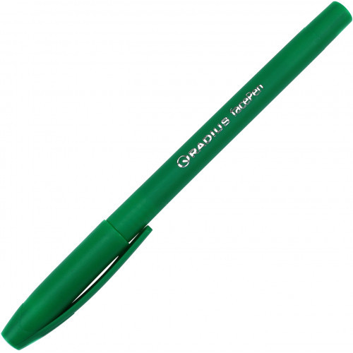 Ручка масляна RADIUS FASE PEN 0,7мм зелена (50)