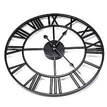 Годинник настінний Ti-Time (50 см) лофт Loft3-B-500 металевий Чорний, фото 3