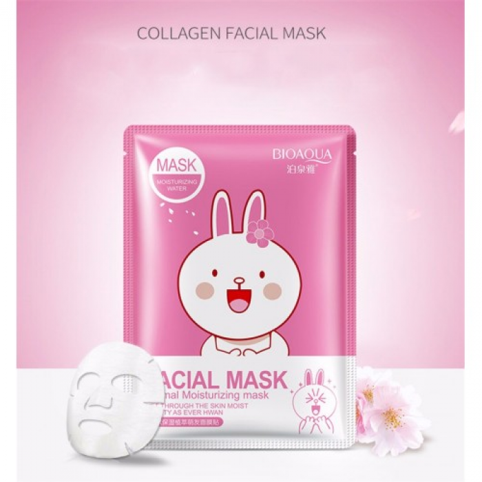 Маска для обличчя тканинна BioAqua Fasial Animal Mask