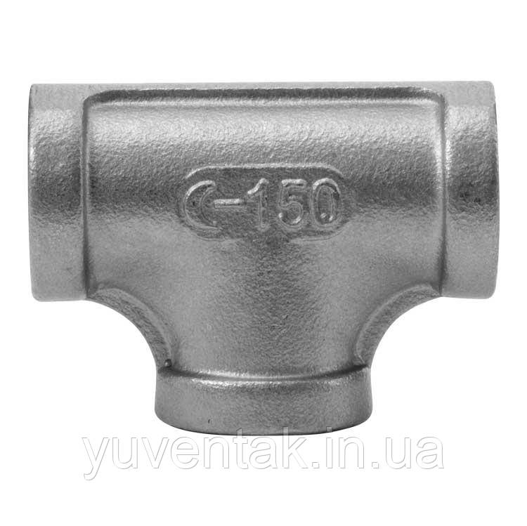Т-перехідник (різьбове з'єднання) 1/4IG:1/4IG 20мм./39мм. 150bar.