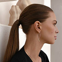 Срібні сережки довгі Фісель