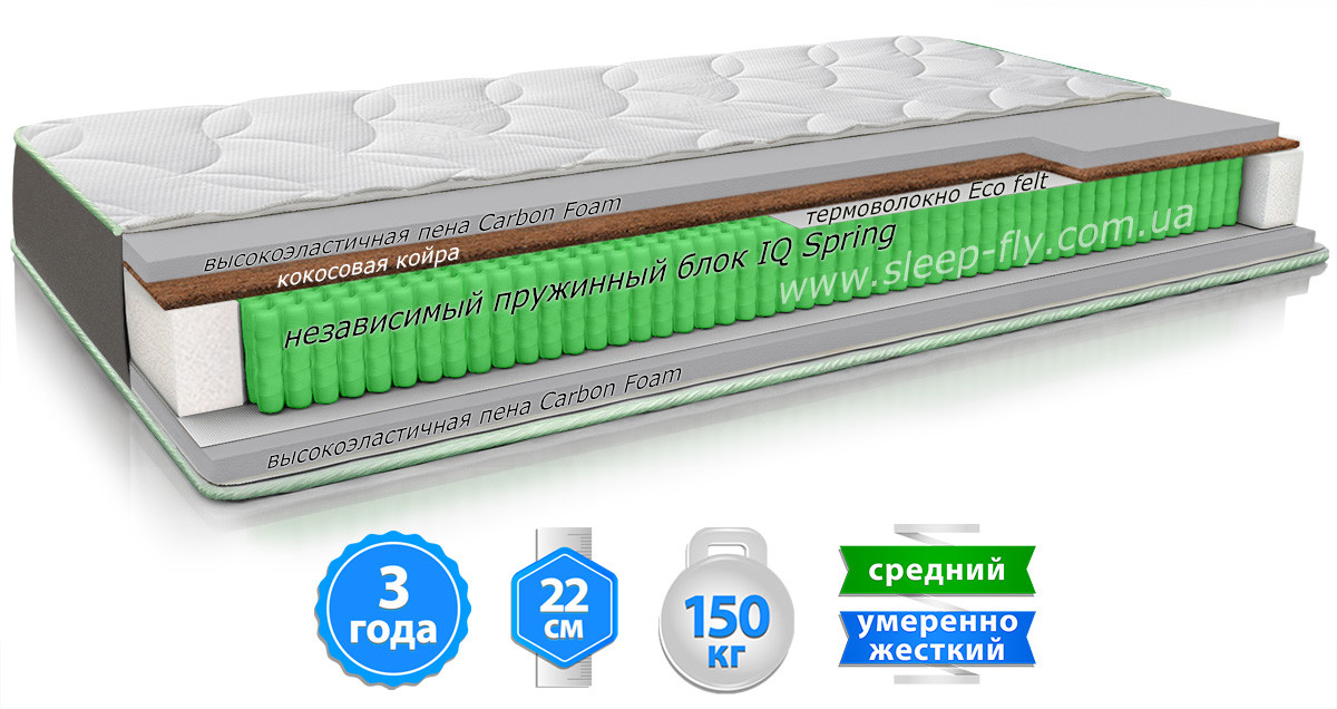 Ортопедичний матрац VERSO/ВЕРСО ЕММ