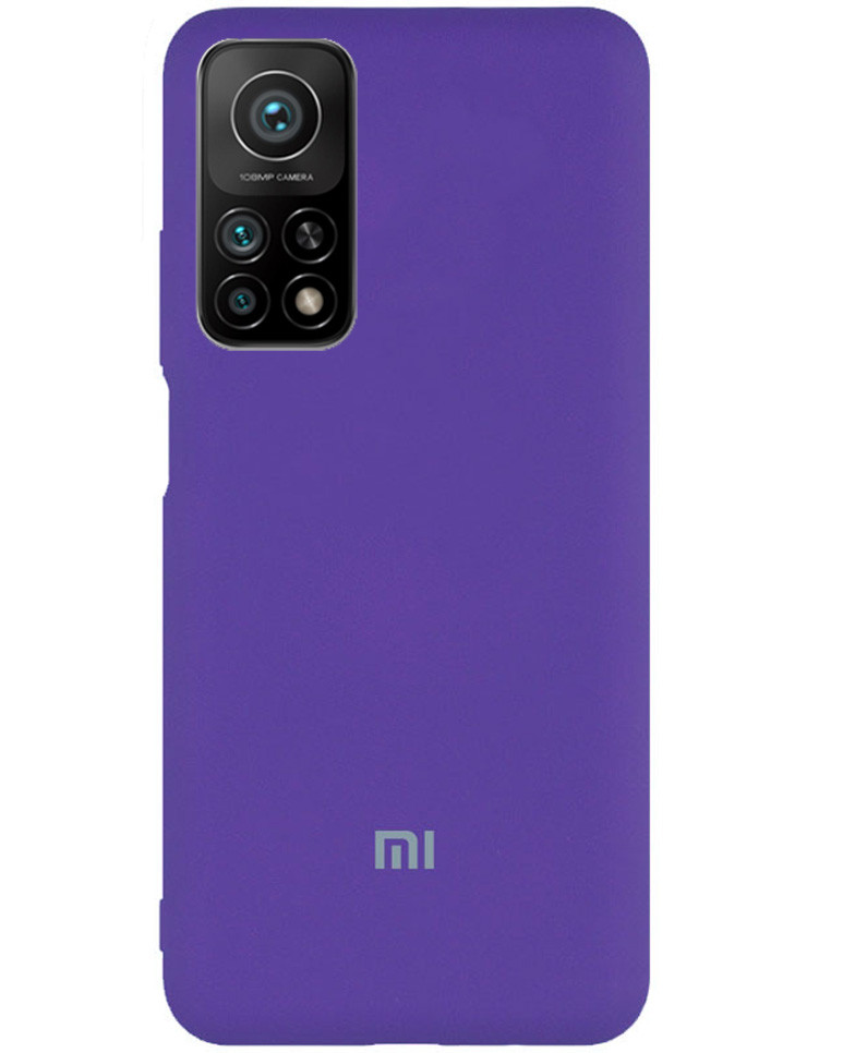Чохол Silicone case Premium для Xiaomi Mi 10T Ultraviolet (07) фіолетовий