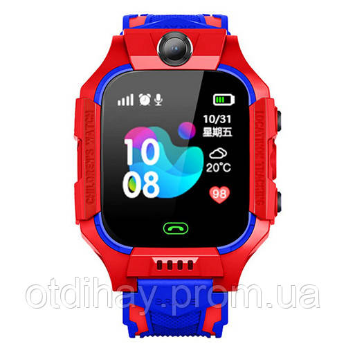 Smart-годинник дитячий з GPS Q19, Sim card + камера, red