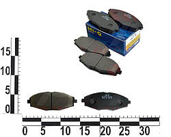 Колодка гальмівна передня LANOS, MATIZ, SENS (к-т 4 шт.) (HI-Q) (SP1086)