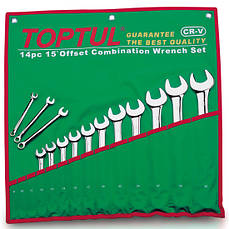 Набор ключей комбинированных дюймовых Toptul GBAA1604 16 шт