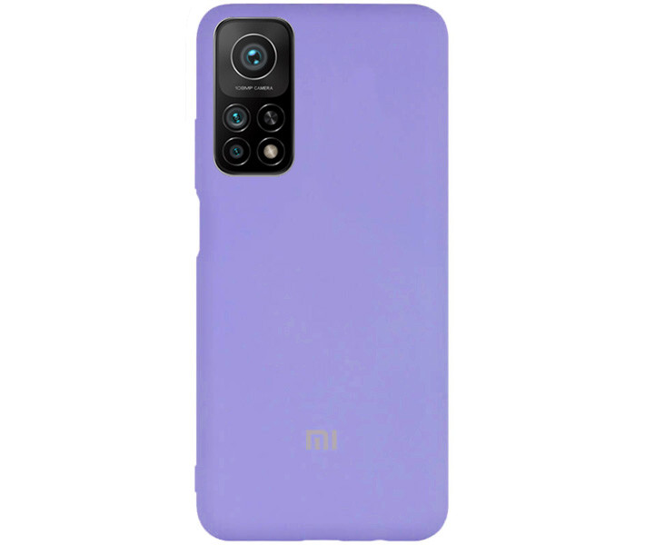 Чохол Silicone case Premium для Xiaomi Mi 10T Lilac (13) бузковий