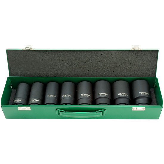 Набір головок ударних довгих Toptul GDAD0802 3/4" 8 од.