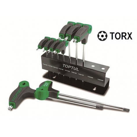 Набір ключів TORX Toptul GAAX0901 9 од., фото 1