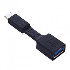 Kабель адаптер OTG Alitek USB Type-C 3.1 Male - USB 3.0 Female Black
