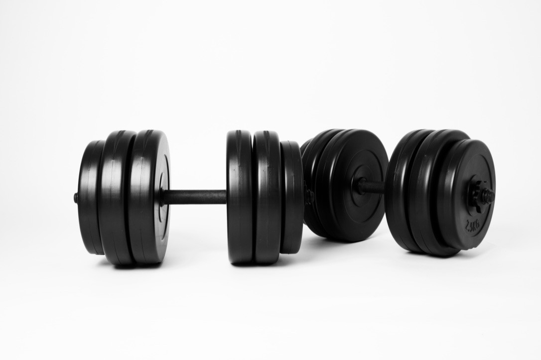 Гантелі 2 по 25 кг ( розбірні набірні набір 2х25 кг композитні зі змінними дисками ), фото 1