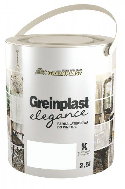 Латексна фарба внутрішня Greinplast Elegance FWK02 білий модерн 2,5 л.