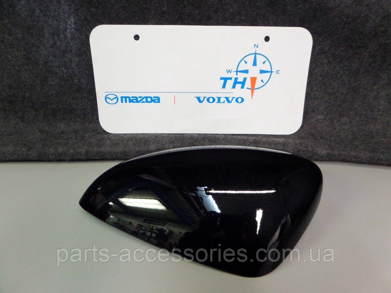 Mazda 3 2014-2016 Дзеркало ліве кришка лівого дзеркала колір Jet Black Нова Оригінал, фото 1
