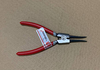 Щипці для зняття стопорних кілець прямі на розжим (180 мм) (вир-во INTERTOOL)