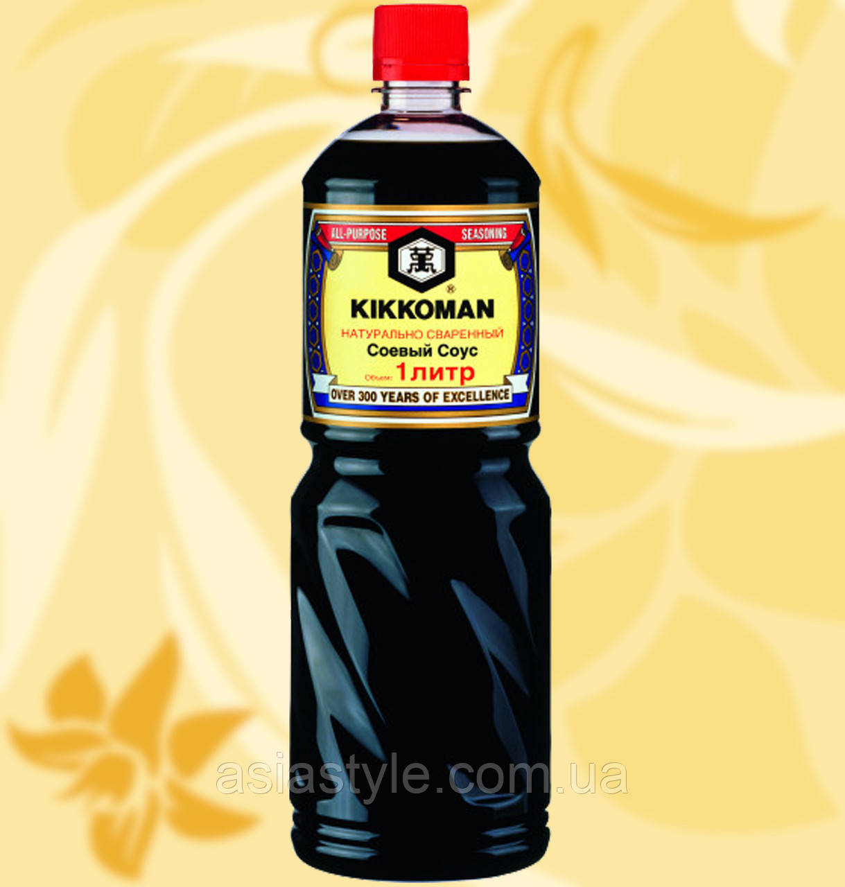 Соевый соус Киккоман, соєвий соус, Кіккоман, Kikkoman Soy Sauce 1000 мл, Kikkoman, 1л - фото 1 - id-p43393365