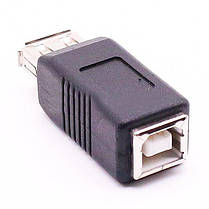 Перехідник адаптер для принтера, сканера USB Type B Female — USB Type A Female Alitek, фото 5