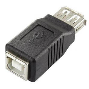 Перехідник адаптер для принтера, сканера USB Type B Female — USB Type A Female Alitek, фото 1