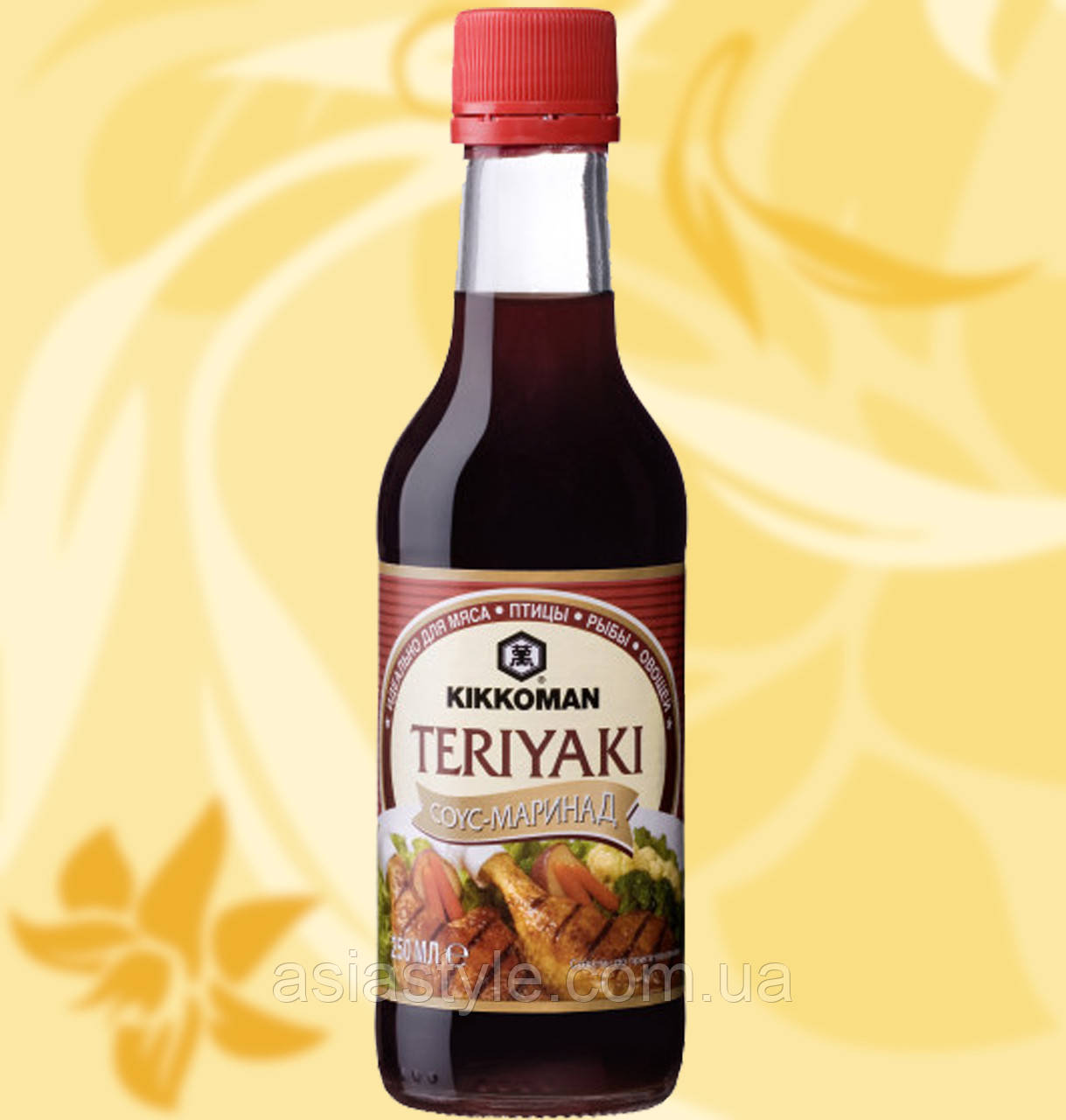 Теріякі маринад, кіккоман, Kikkoman, Kikkoman Sauce Marinade Teriyaki, 250 мл, Ст