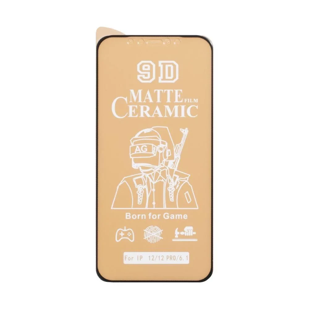 Захисне гнучке матове скло Ceramic Matte 3D Full Glue для iPhone 12 / 12 Pro