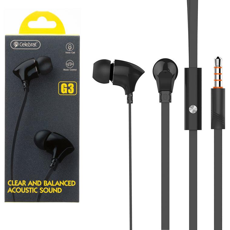 Навушники CELEBRAT G3 Чорні