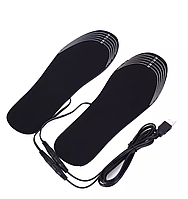 Електричні устілки USB з підігрівом для зими (Розмір 35-40) - Теплі устілки від повербанку EiD F11