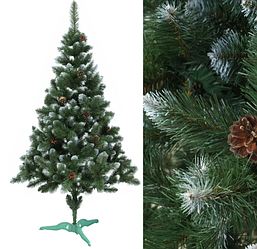 Елі штучні з інійом і шишками