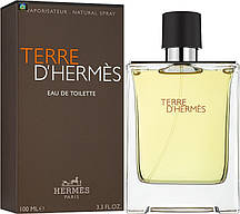 Туалетна вода Hermes Terre d'hermes чоловіча 100 мл (Euro)