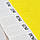Одноразовий контрольний браслет на руку Tyvek Жовтий 500 шт., фото 2
