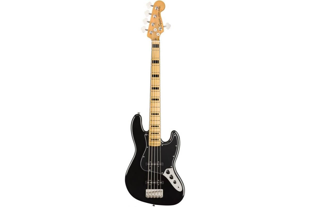 Бас гитара SQUIER by FENDER CLASSIC VIBE '70s JAZZ BASS V MN BLACK