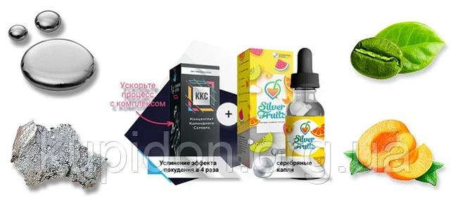 Купить Silver Fruits - Капли + ККС - Концентрат коллоидного серебра ...