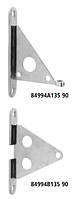 ESS-кронштейн для стіни, тип А, арт. 84994A135 90, нержавіюча сталь А4, 135X90