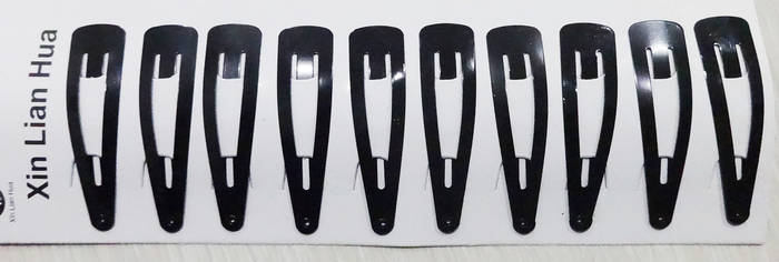 Купить Заколка хлопушка - невидимка 5,6 см черная, цена 2.70 ₴ — Prom ...