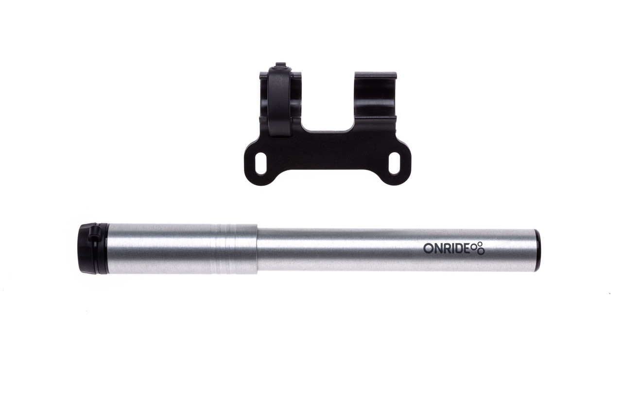 Насос ONRIDE Slate 20 компактний алюмінієвий з манометром голівка під FV\AV