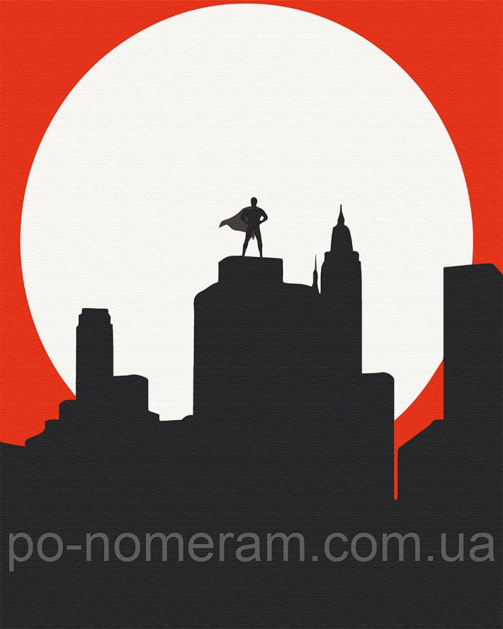 Розмальовка по номерах ArtCraft Супермен (ACR-10288-AC) 40 х 50 см, фото 1