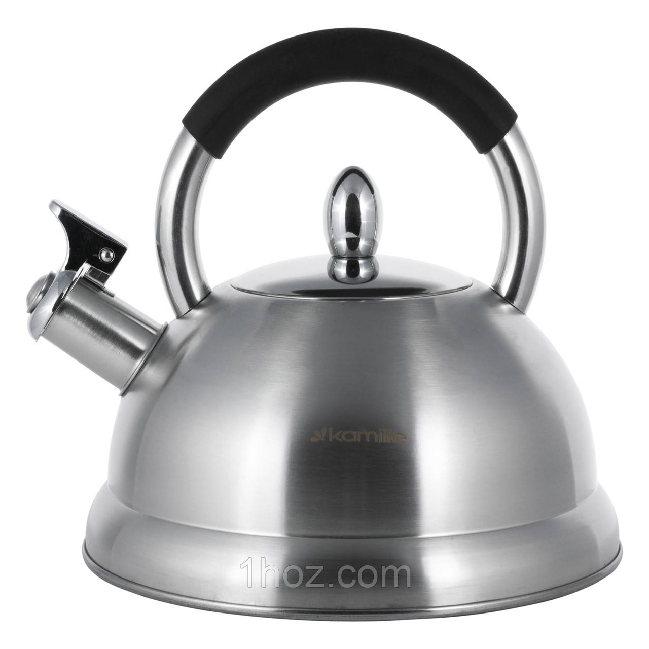 Чайник Kamille 2.7 л з нержавіючої сталі зі свистком KM-1097, фото 1