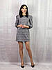 Жіноче плаття з костюмної тканини з люрексом Poliit 8679 сірий 38, фото 2