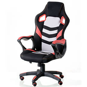 Комп'ютерне крісло Abuse чорно-червоне