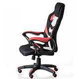 Комп'ютерне крісло Abuse чорно-червоне, фото 3