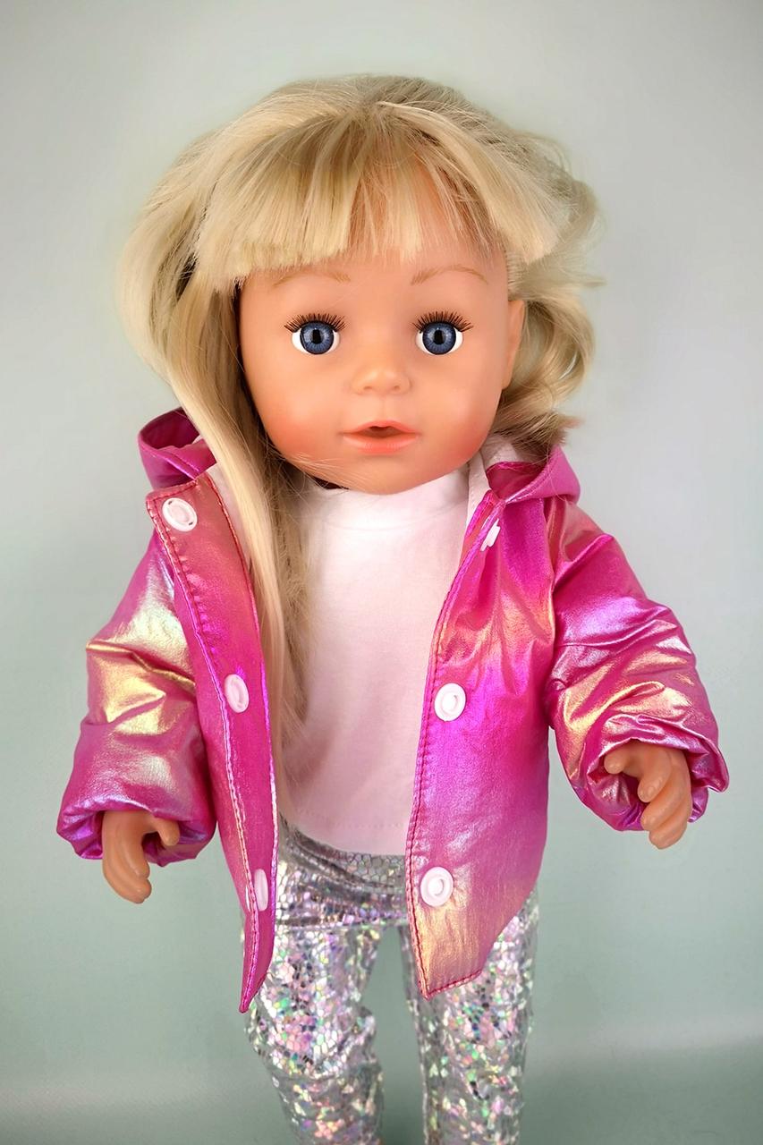 Одежда для беби борн - Куртка переливающаяся для куклы Baby Born 40 - 43 см  и Антонио Хуан 43 см, цена 160 грн - Prom.ua (ID#1541936161)