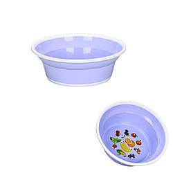 Таз круглий 3.3 л. Irak plastik, 24x8,5 см, Туреччина BD-725