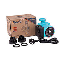 Циркуляционный насос RONA UPS 25 - 60 / 130 + сетевой кабель + монтажные гайки